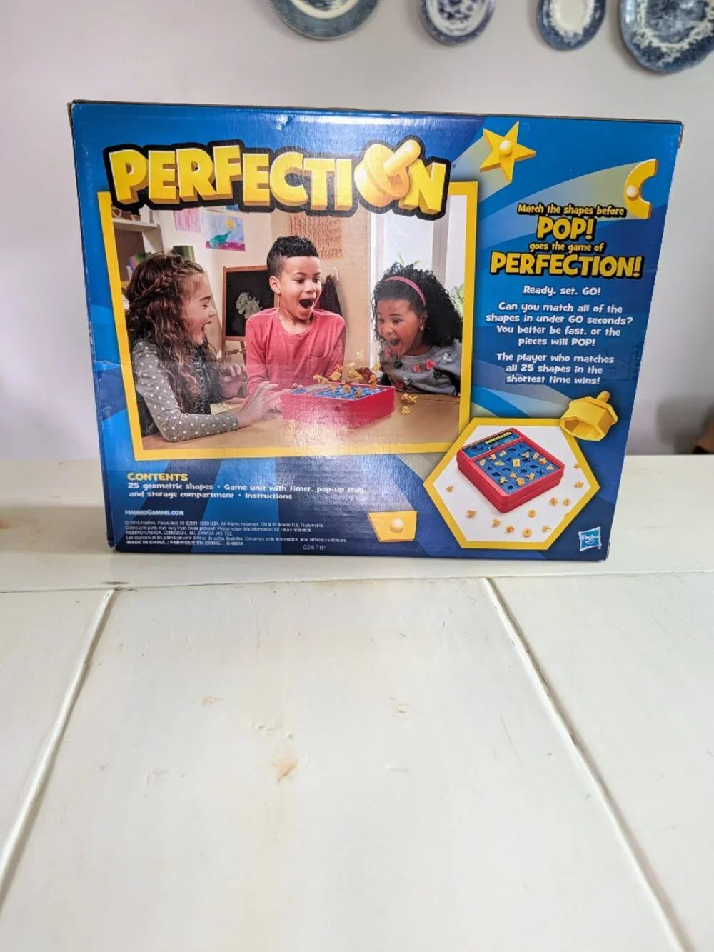 Milton Bradley Hasbro Perfection Game 2006 Mensa for Kids Tested Works Complete